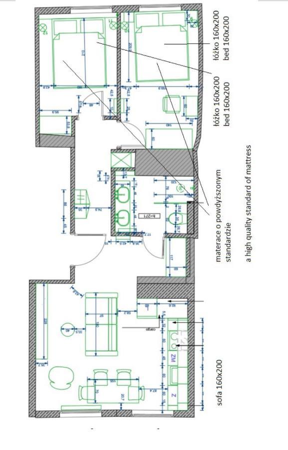 Family Luxury Nature Apartment, 1-6, 2 Sypialnie I Salon, 100M Bazylika กดัญสก์ ภายนอก รูปภาพ